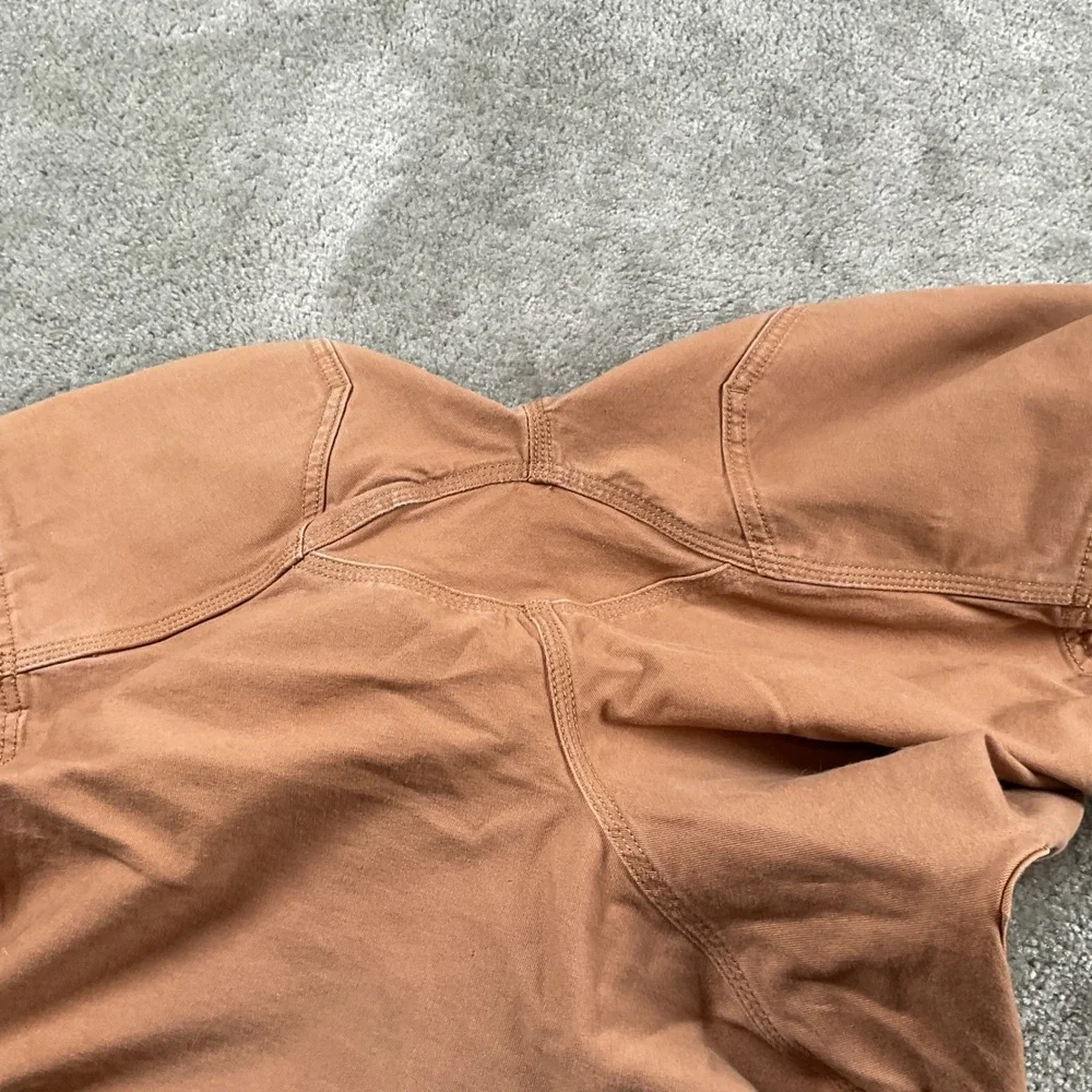Duluth Trading Co. Relaxed‎ Fit Canvas Cargo Shorts Mens Size 48 Copper